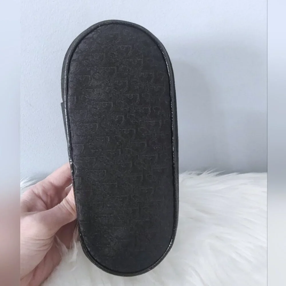 Dior Oblique canvas toiletry cosmetic travel case double zip EUC